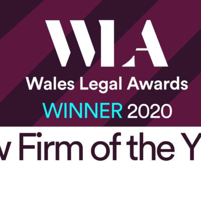 Wales Legal Awards 2020 Winner - Law Firm of the Year