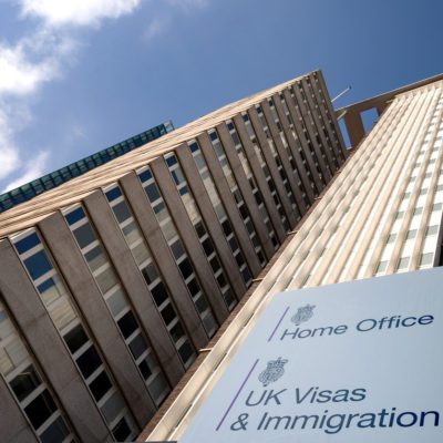 Outside shot of the UK Home Office / UK Visas and Immigration Building